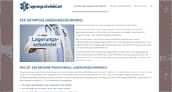 Desktop Screenshot of lagerungsschwindel.net