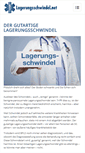 Mobile Screenshot of lagerungsschwindel.net
